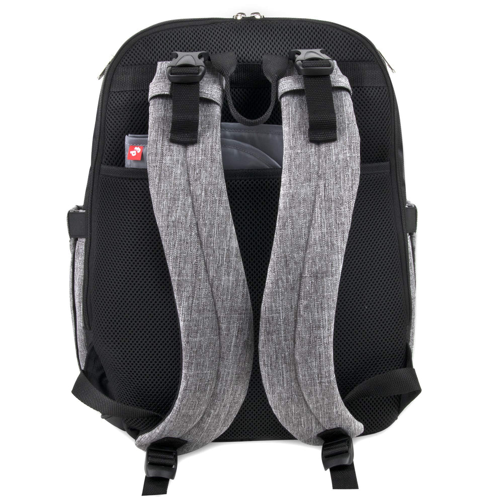 Fisher-Price Baby multi-pocket design keeps essentials organized for parents.