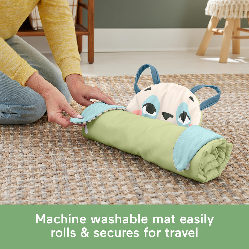 Fisher-Price Baby Planet Friends machine washable play mat for easy cleaning