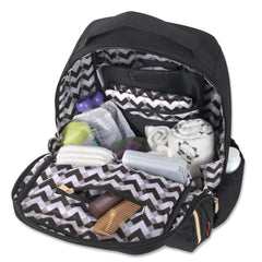 Fisher-Price Morgan backpack interior with easy-clean lining for spills