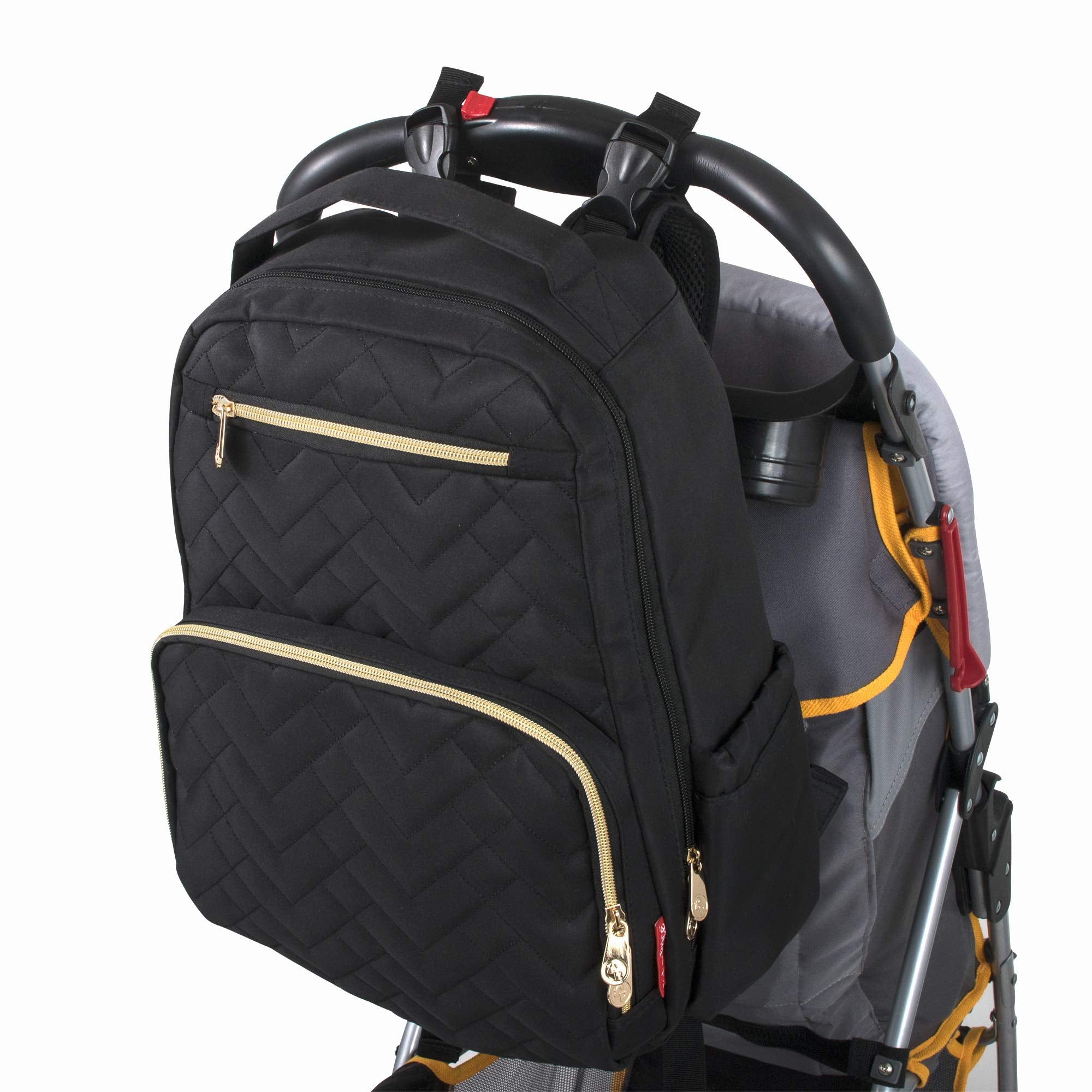 Fisher-Price Morgan bag with stroller clips for hands-free outings