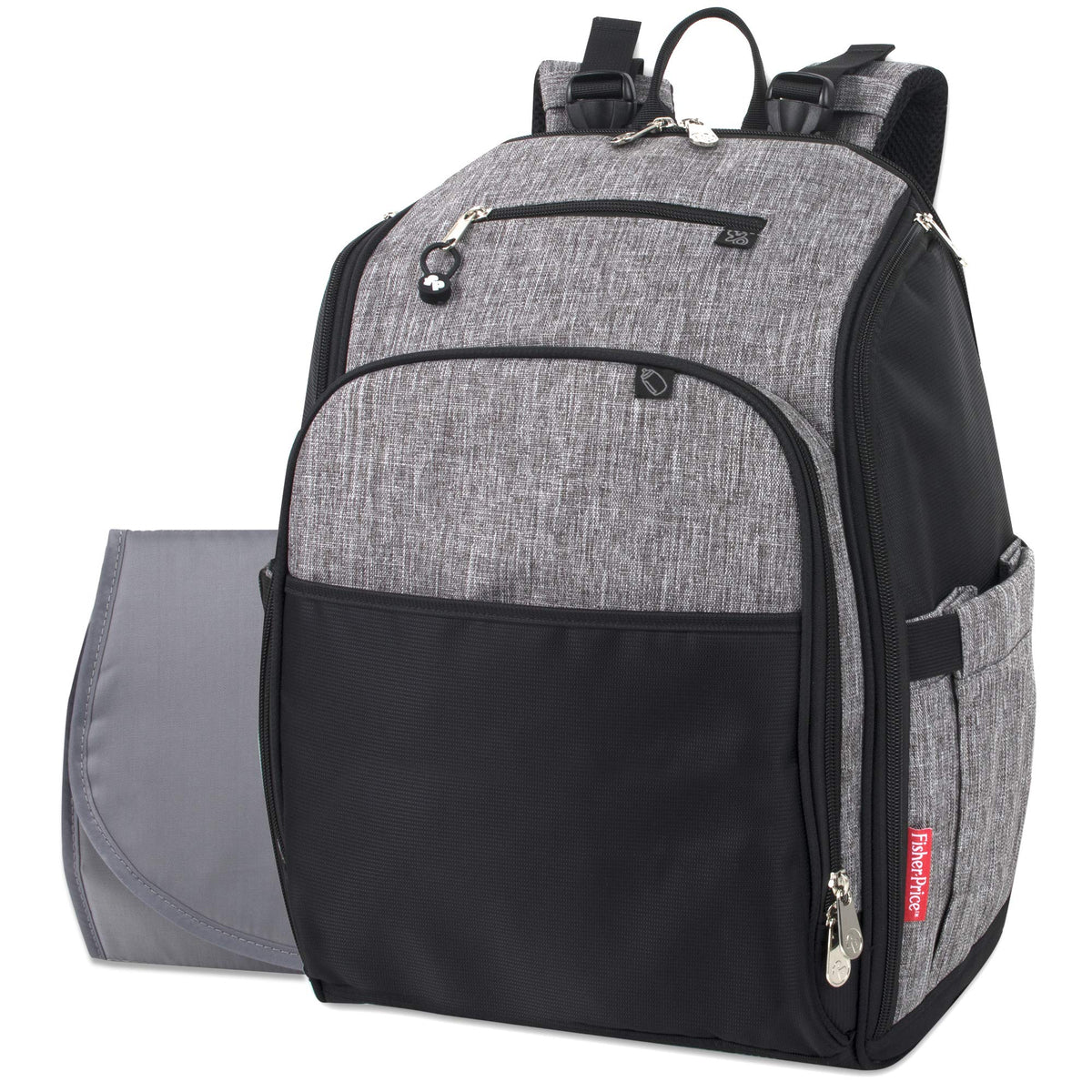 Fisher-Price Baby super cooler fast finder bag front view for quick item access.