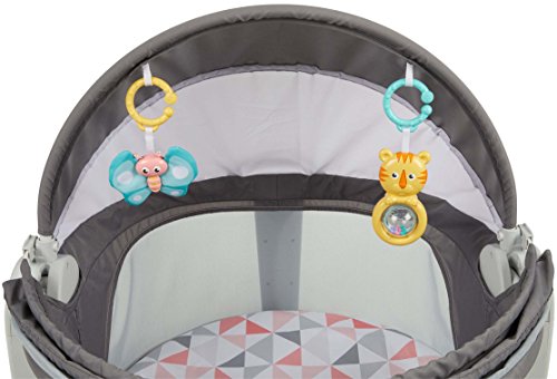Fisher-Price compact fold design helps with discreet storage and transport.