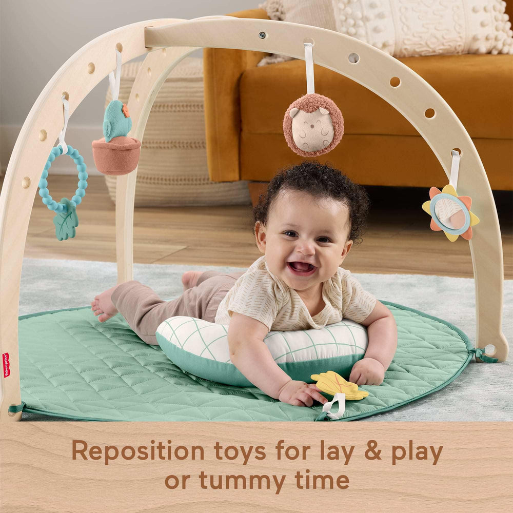 Fisher-Price crinkle leaf toy for textured sensory play