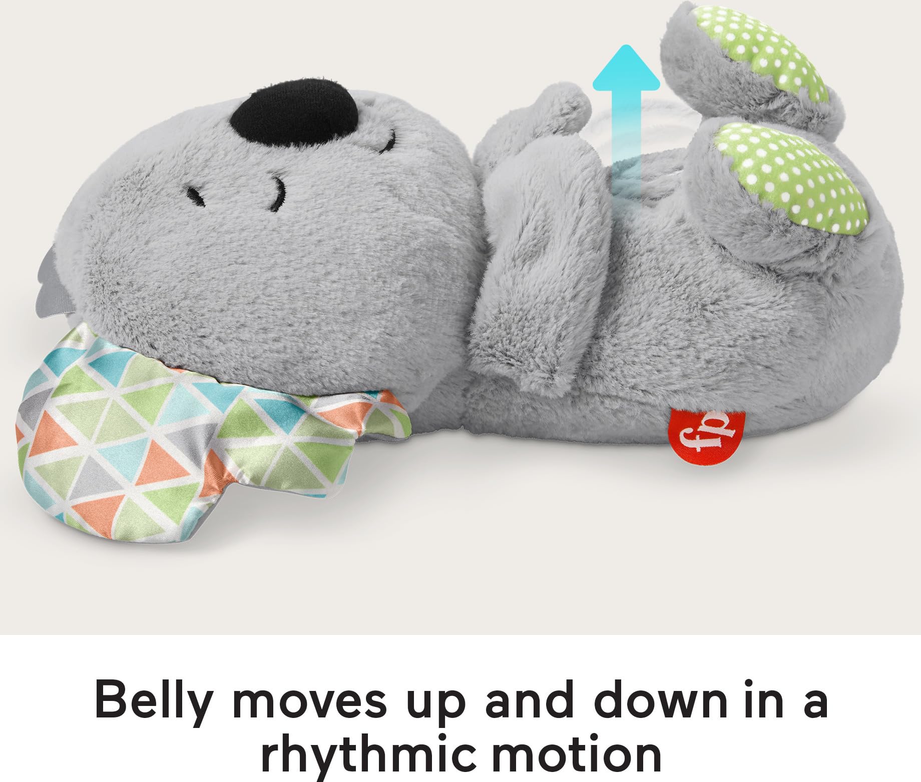 Fisher-Price Koala timer options support nap and wind-down routines.
