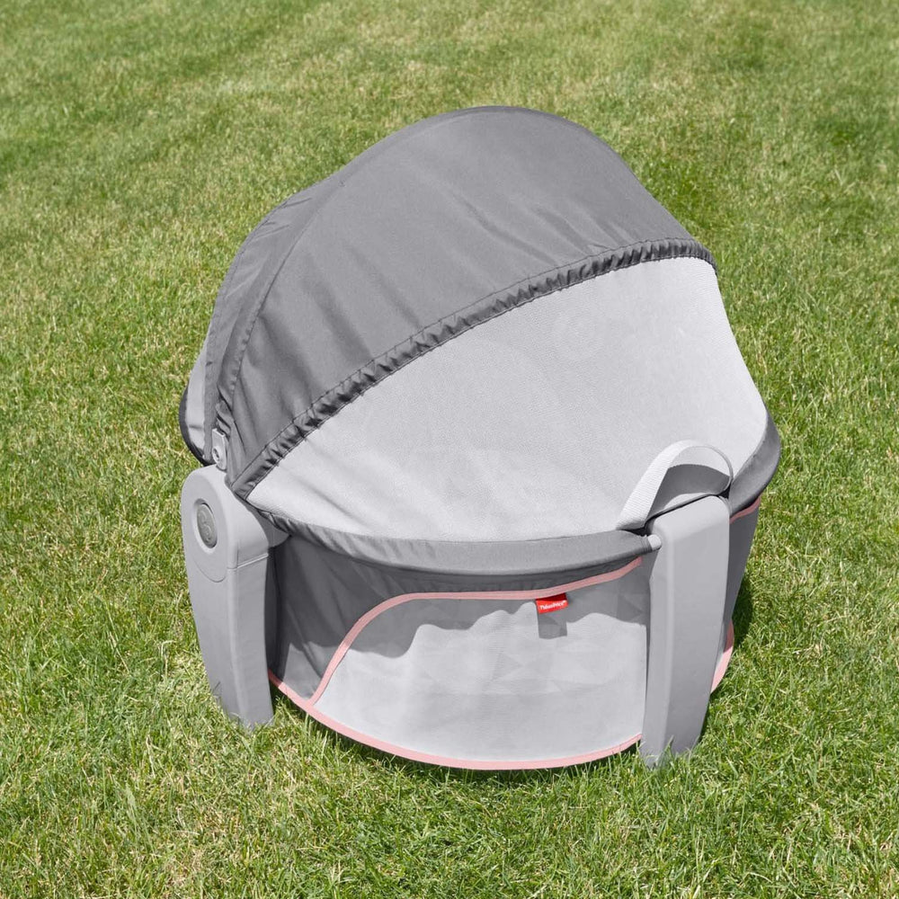 Fisher-Price nap pad inside the dome provides cozy, secure rest.