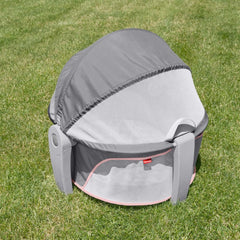 Fisher-Price nap pad inside the dome provides cozy, secure rest.