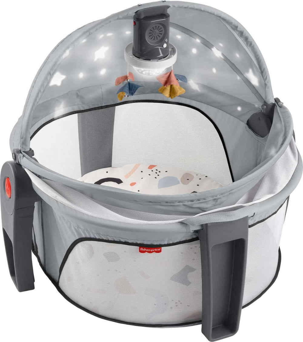 Fisher-Price portable nap play space dome for babies, versatile indoor and outdoor use