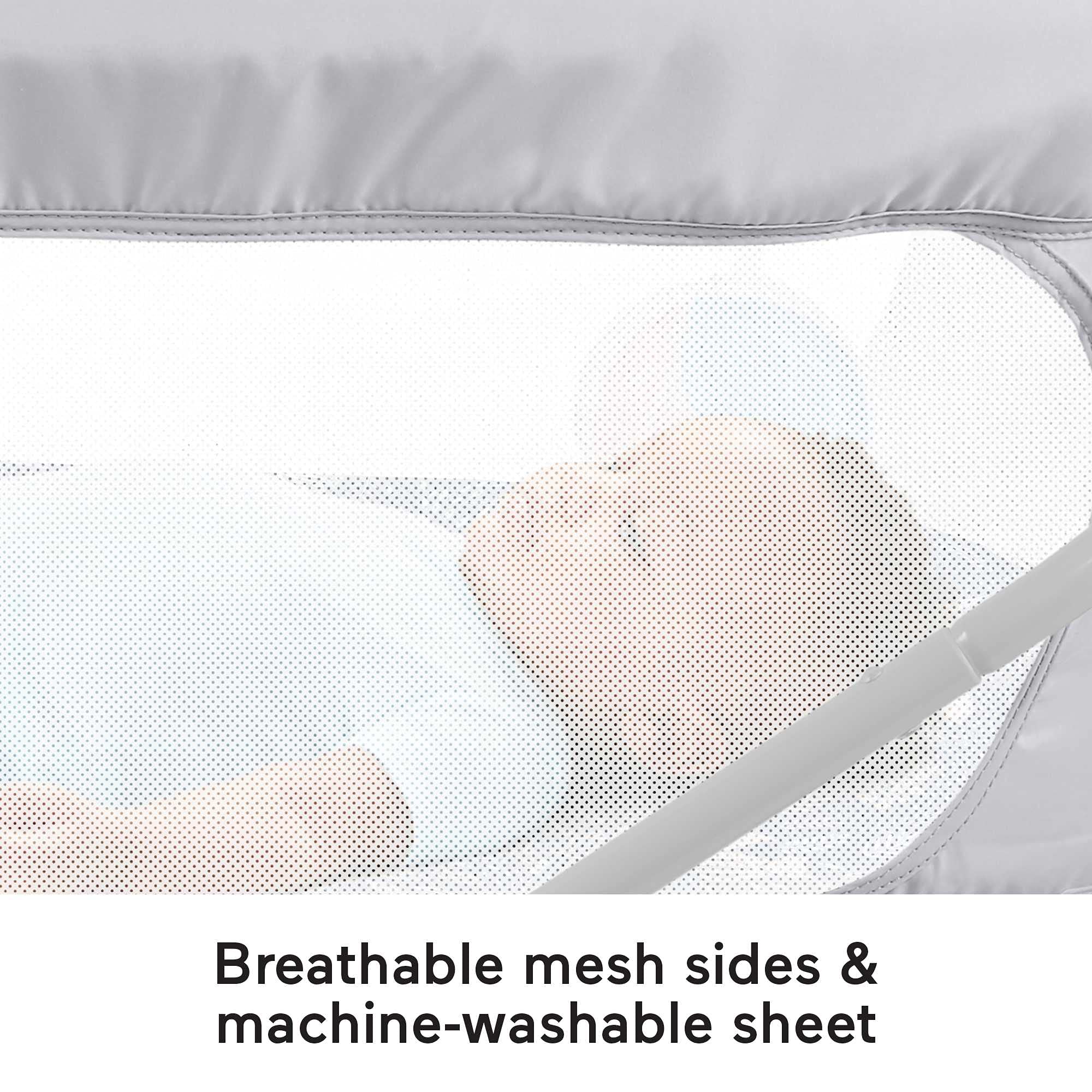 Fisher-Price Soothing View Vibe Bassinet machine-washable sheet for simple cleaning