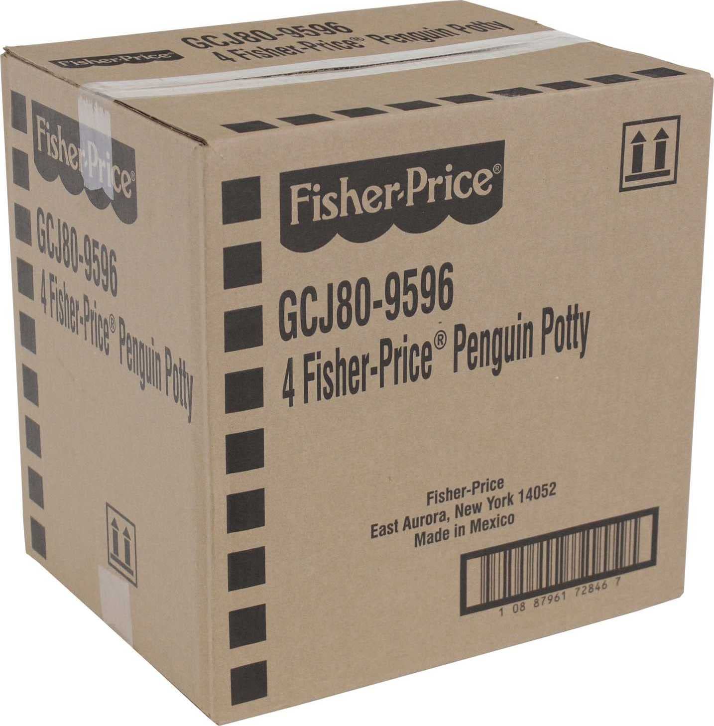 Fisher-Price compact chair fits small bathrooms and travel spaces with ease.