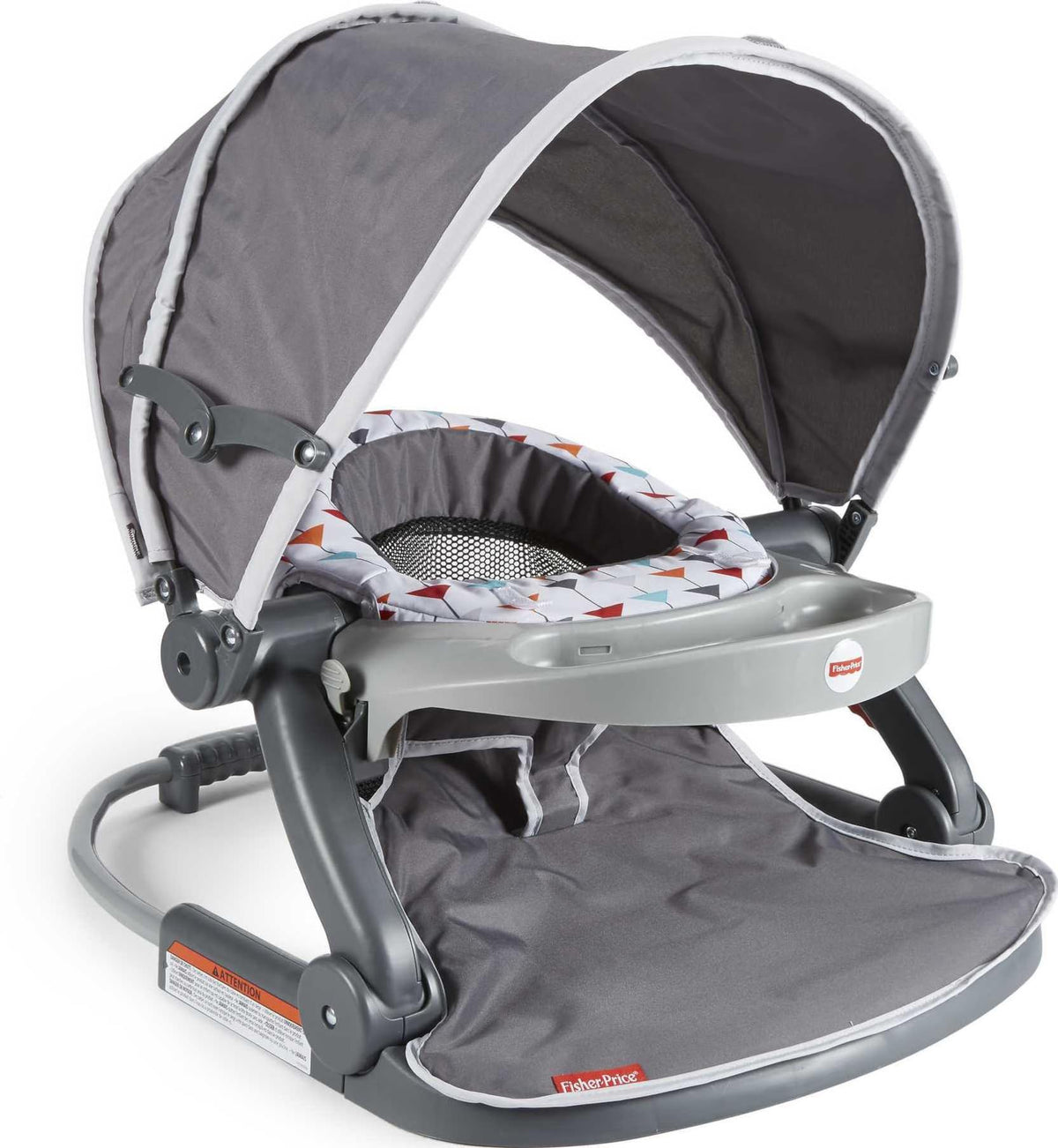 Fisher-Price travel baby chair with snack tray for on-the-go feeding