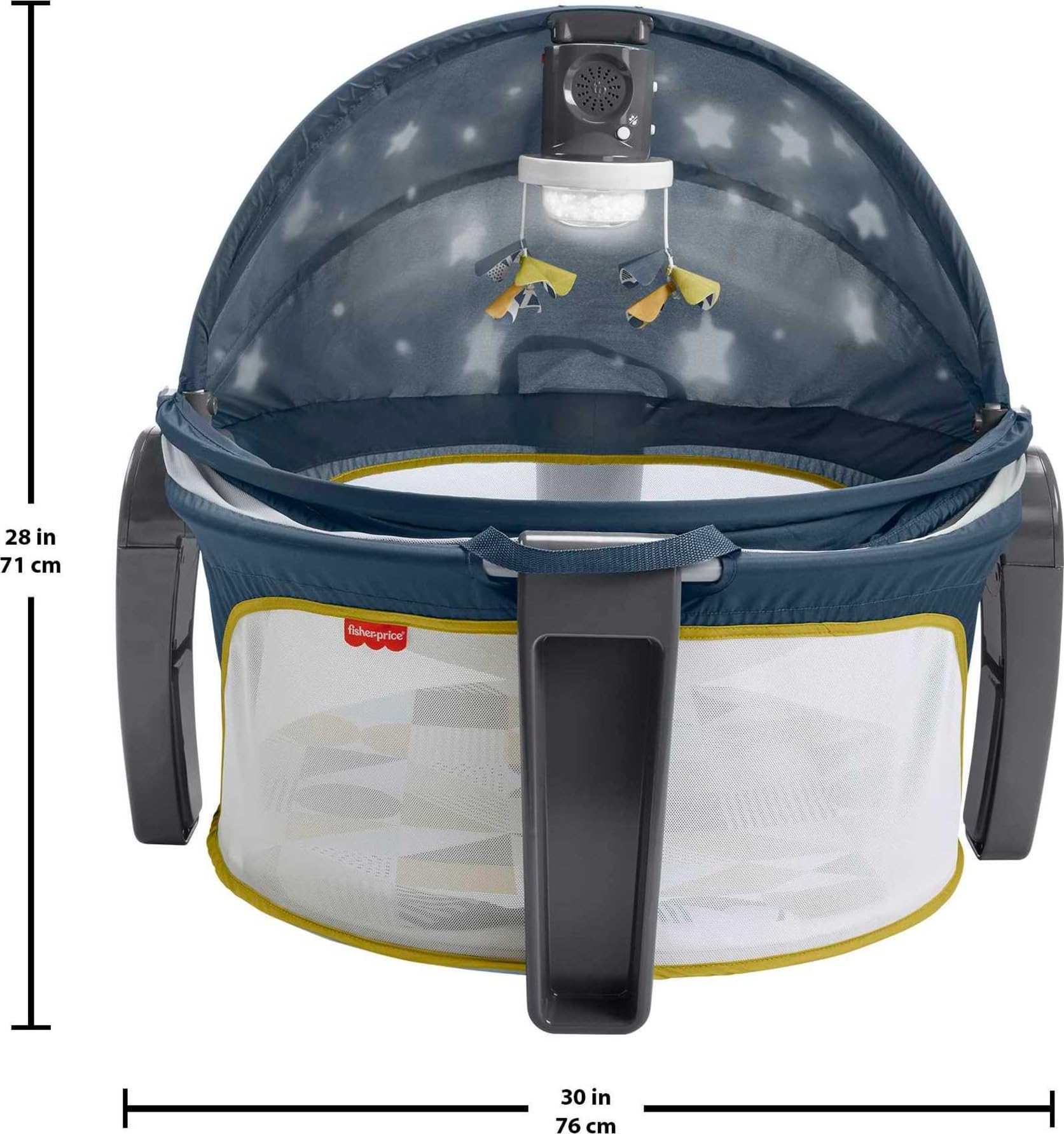 Fisher-Price travel nap and play space suitable for outdoor and indoor use