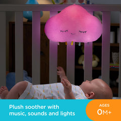 Fisher-Price Twinkle & Cuddle Cloud lights and music create a soothing scene