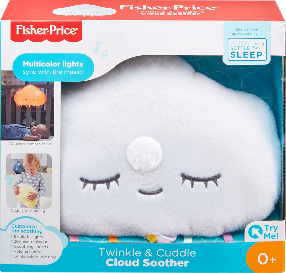 Fisher-Price Twinkle & Cuddle Cloud supports newborn soothing during crib transitions