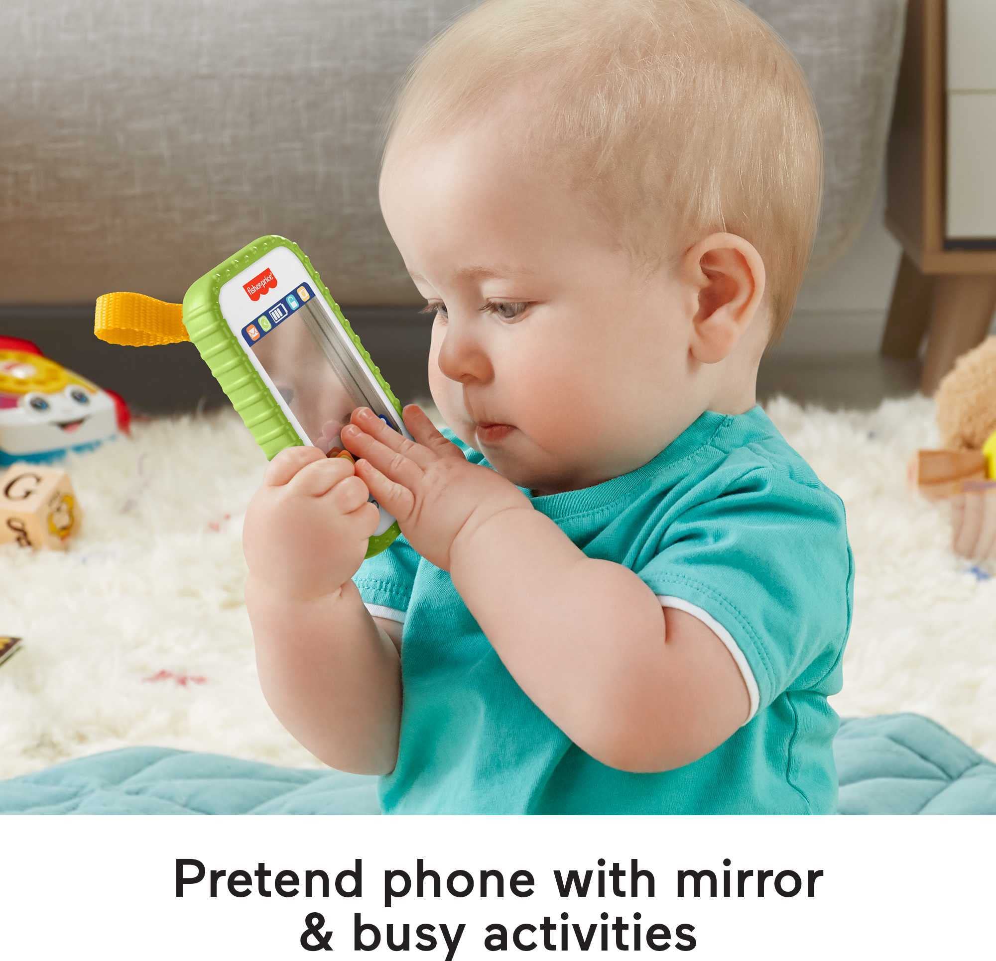 Fisher-Price Work From Home Set mirror toy: reflective play that sparks early social learning