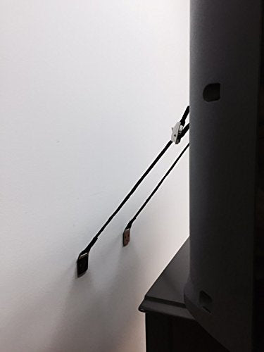 Durable polypropylene strap resists wear for long-lasting secure mounting.