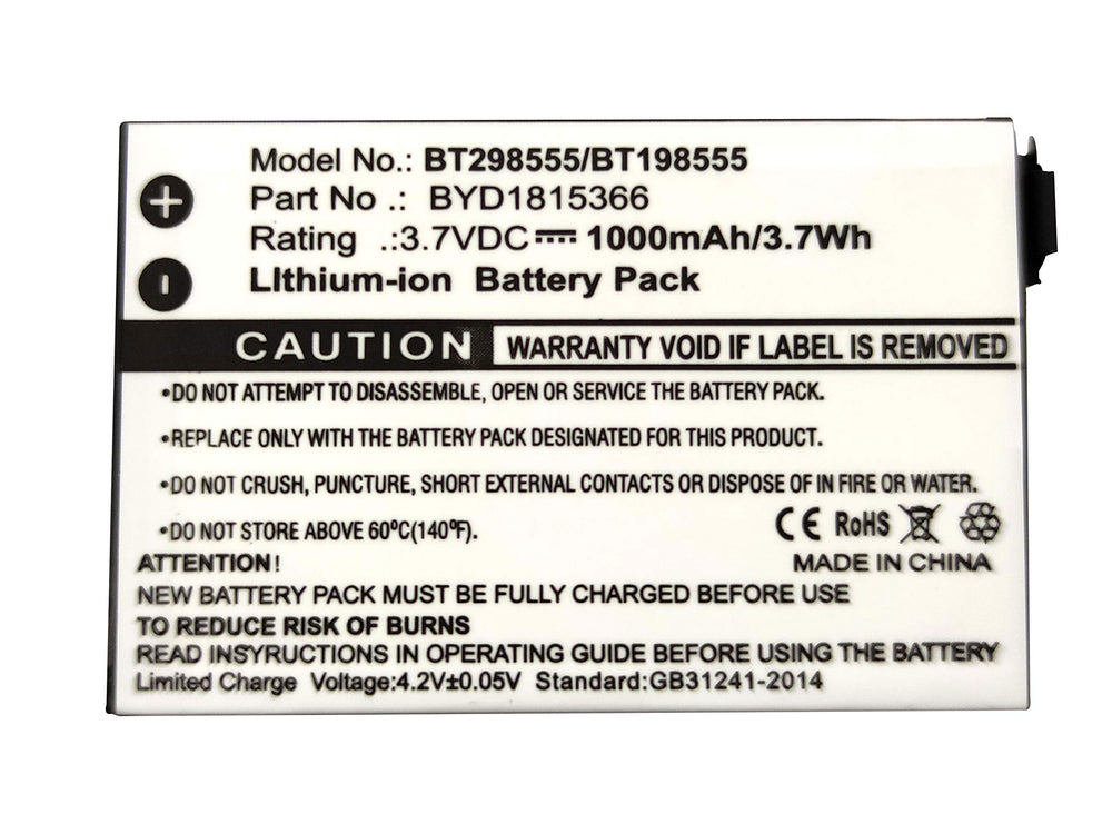 FITHOOD VM321 battery replacement showing compatible power option for your baby monitor
