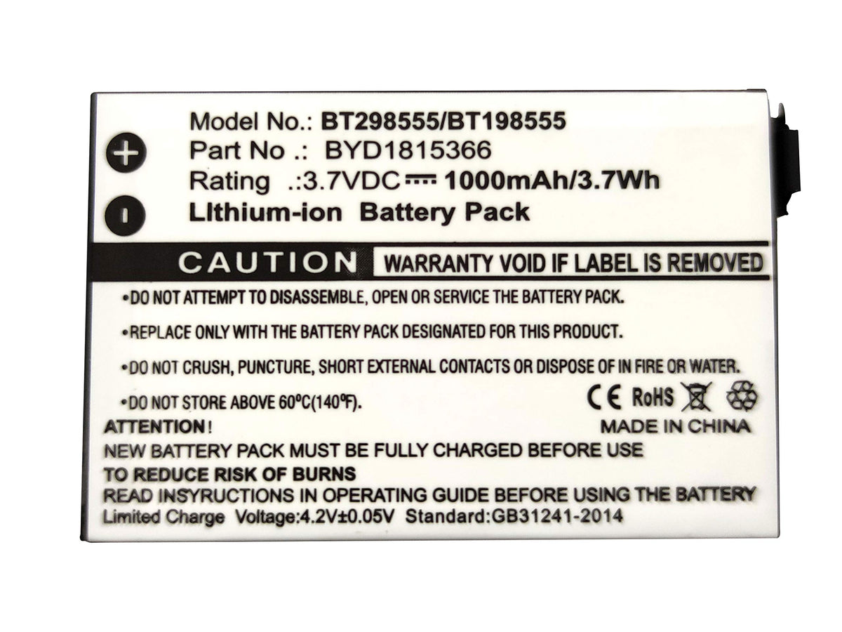 FITHOOD VM321 battery replacement showing compatible power option for your baby monitor