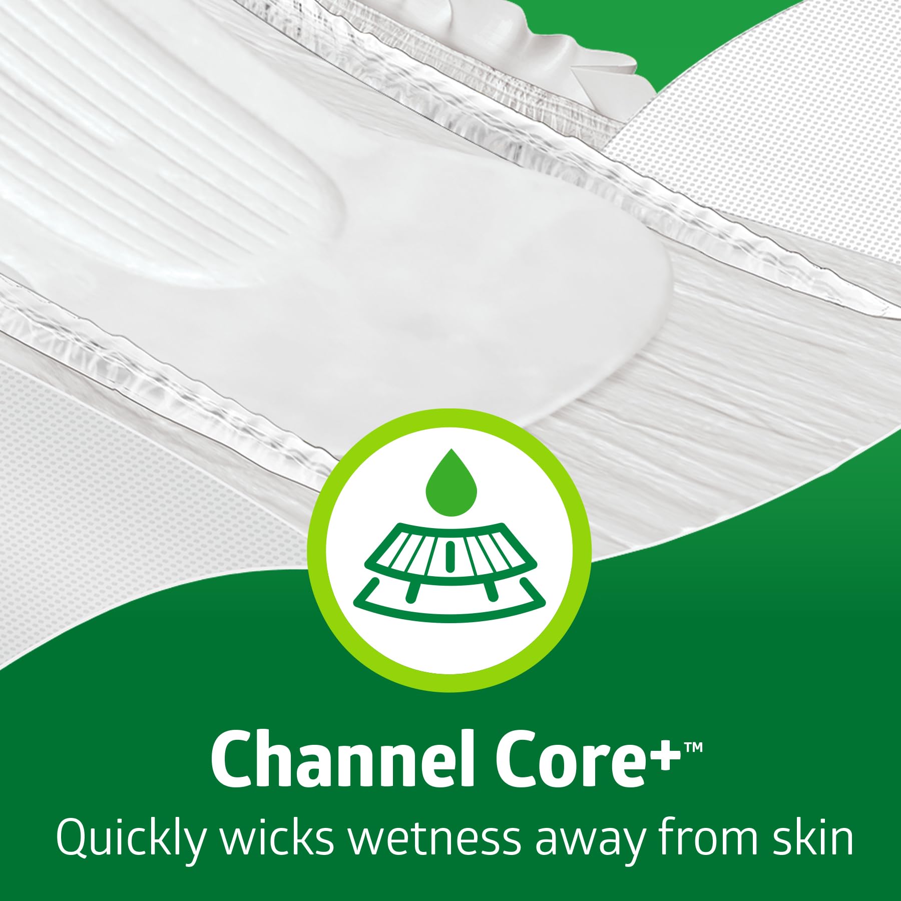 FitRight Extra+ Leak-Stop Guards reduce leaks and improve containment.