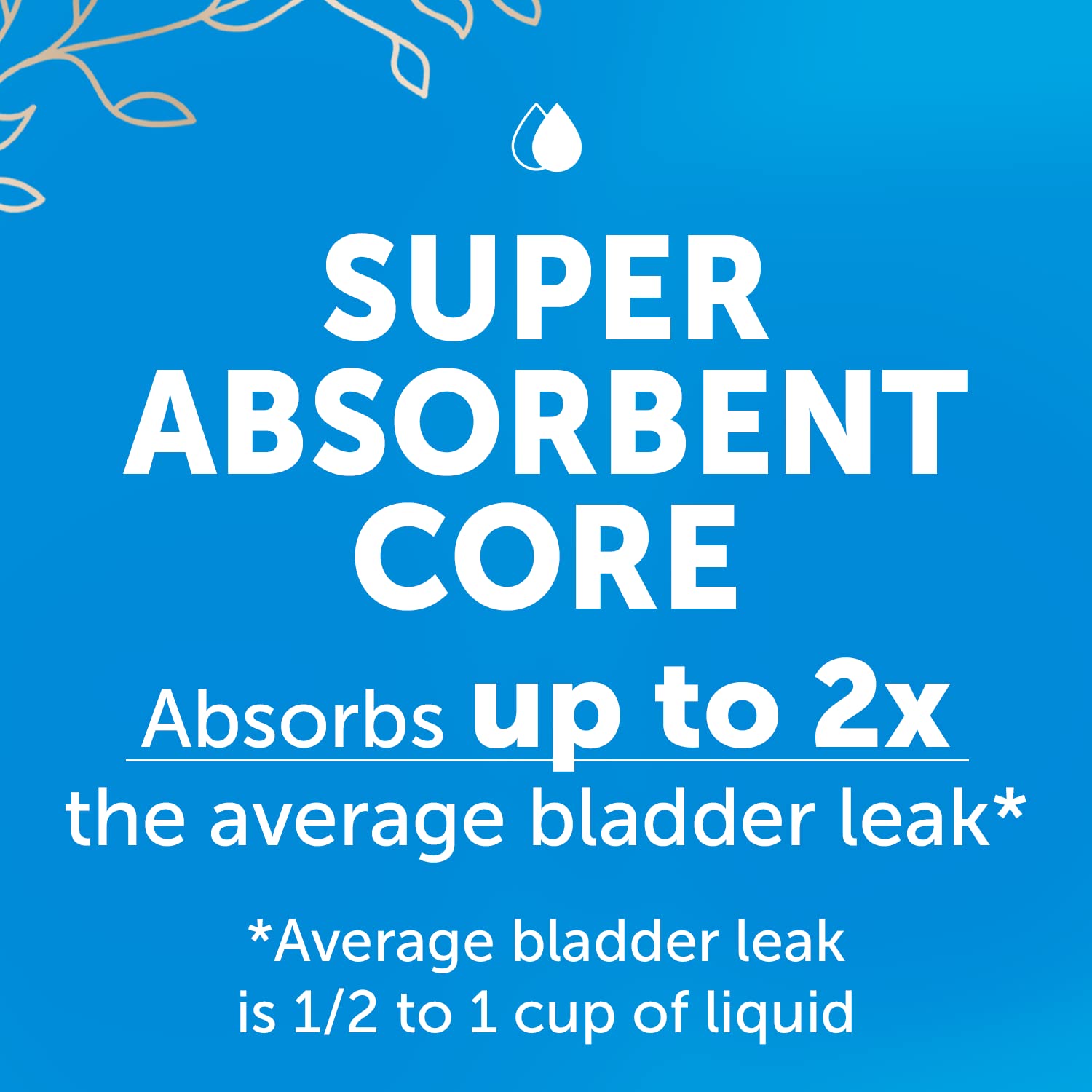 Leak-Stop edges protect clothing from dampness.