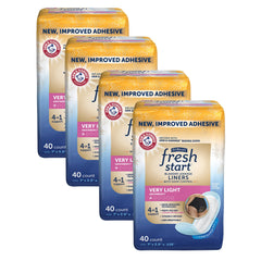 FitRight Fresh Start Liners packaging for discreet, on-the-go protection.