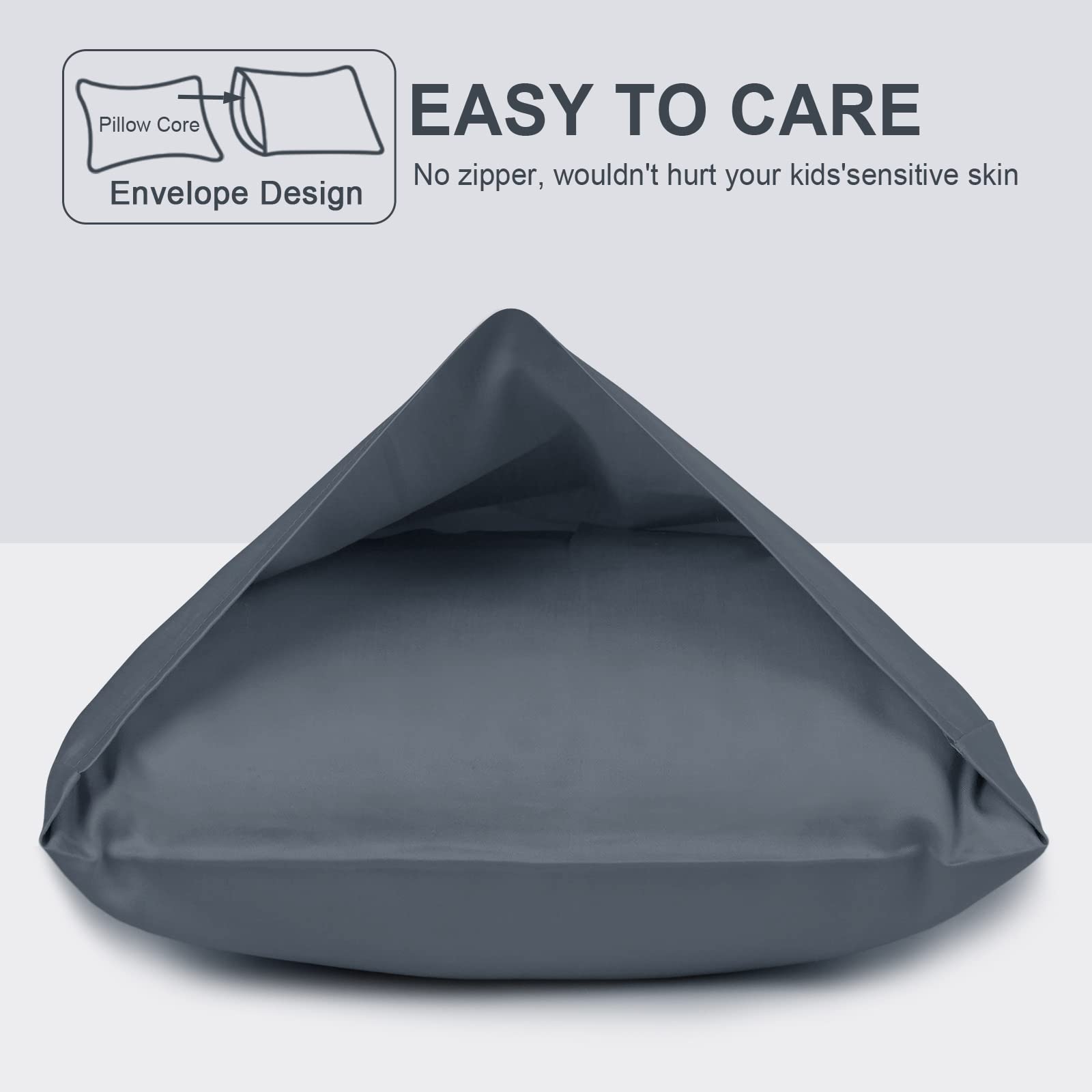 Fittia toddler pillowcase in use, keeps little sleepers cool at night
