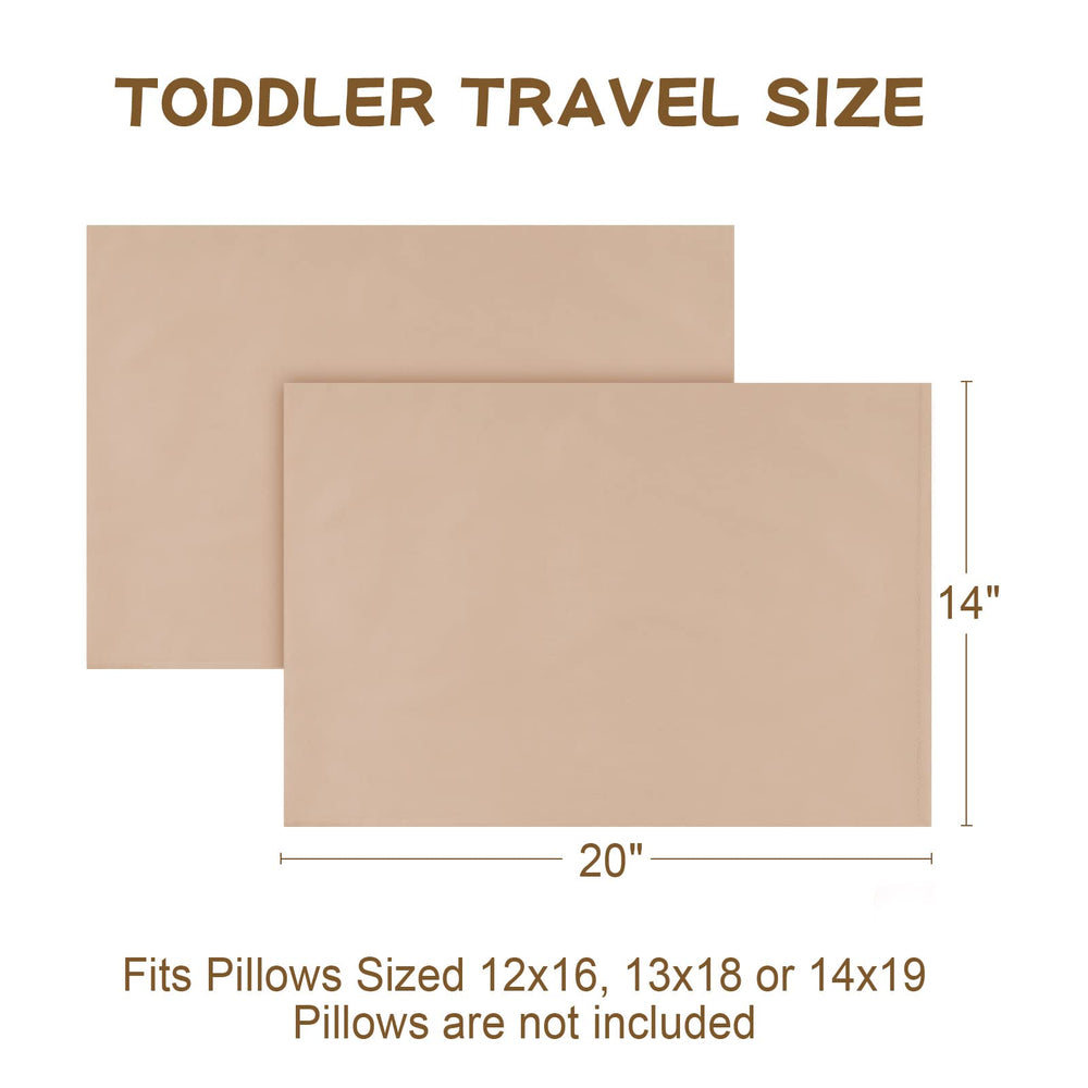 Fittia travel-ready pillowcase—fits standard travel pillows