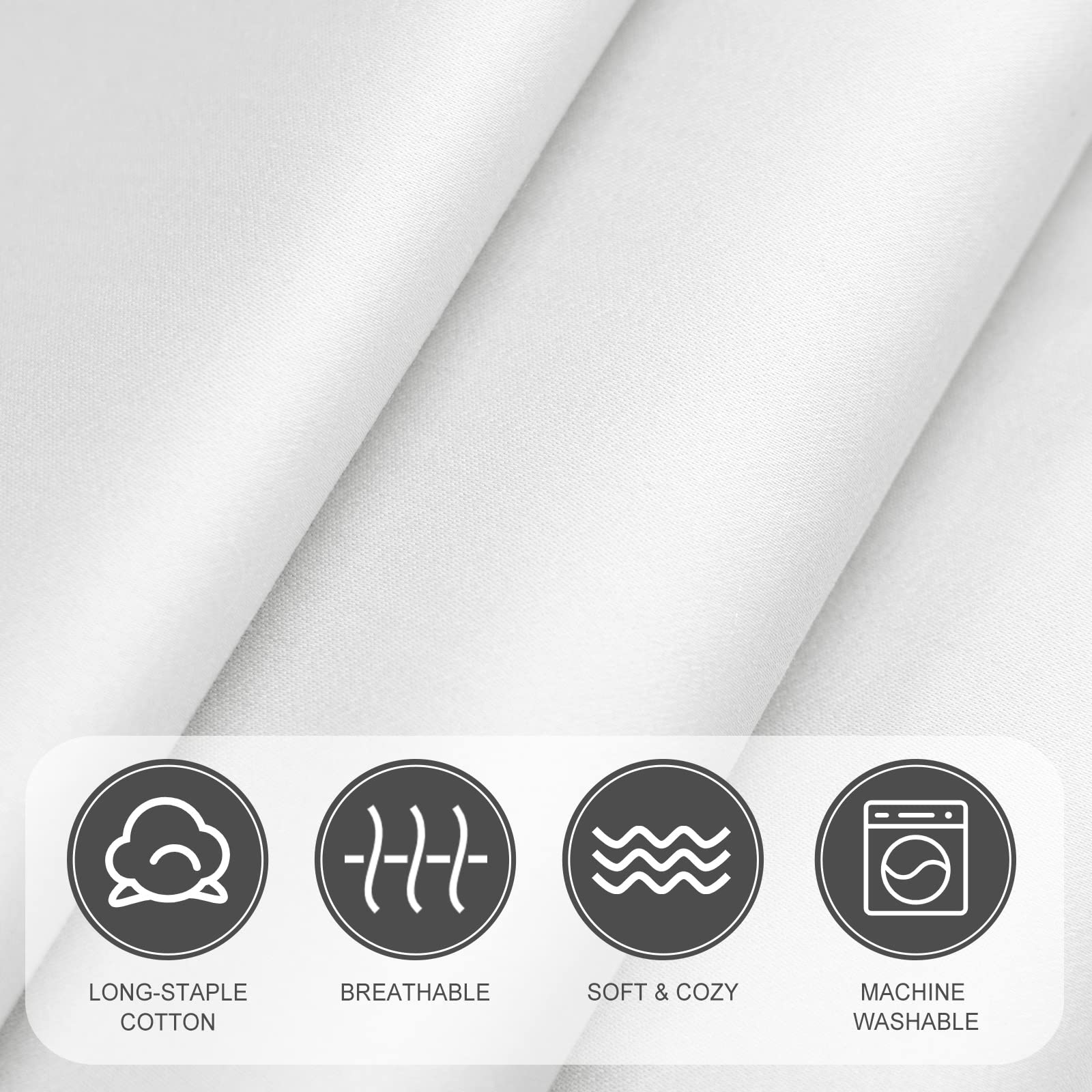 Fittia durable-stitching pillowcase demonstrates strong seams for lasting wear.