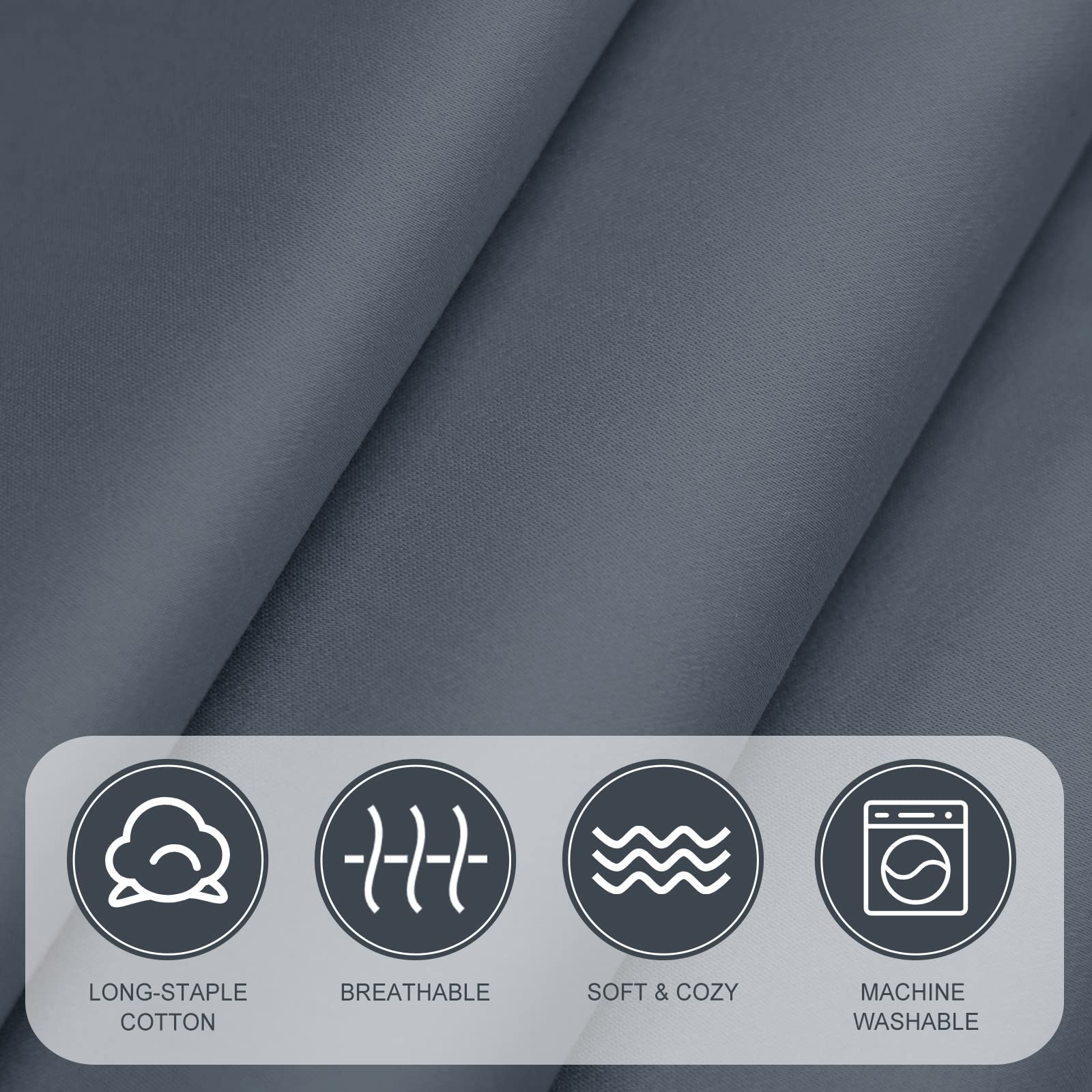 Fittia pillowcase durability shot, shows strong stitching and wash resilience