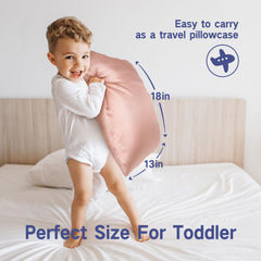 Fittia two-pack pillowcase on-bed view for easy replacement