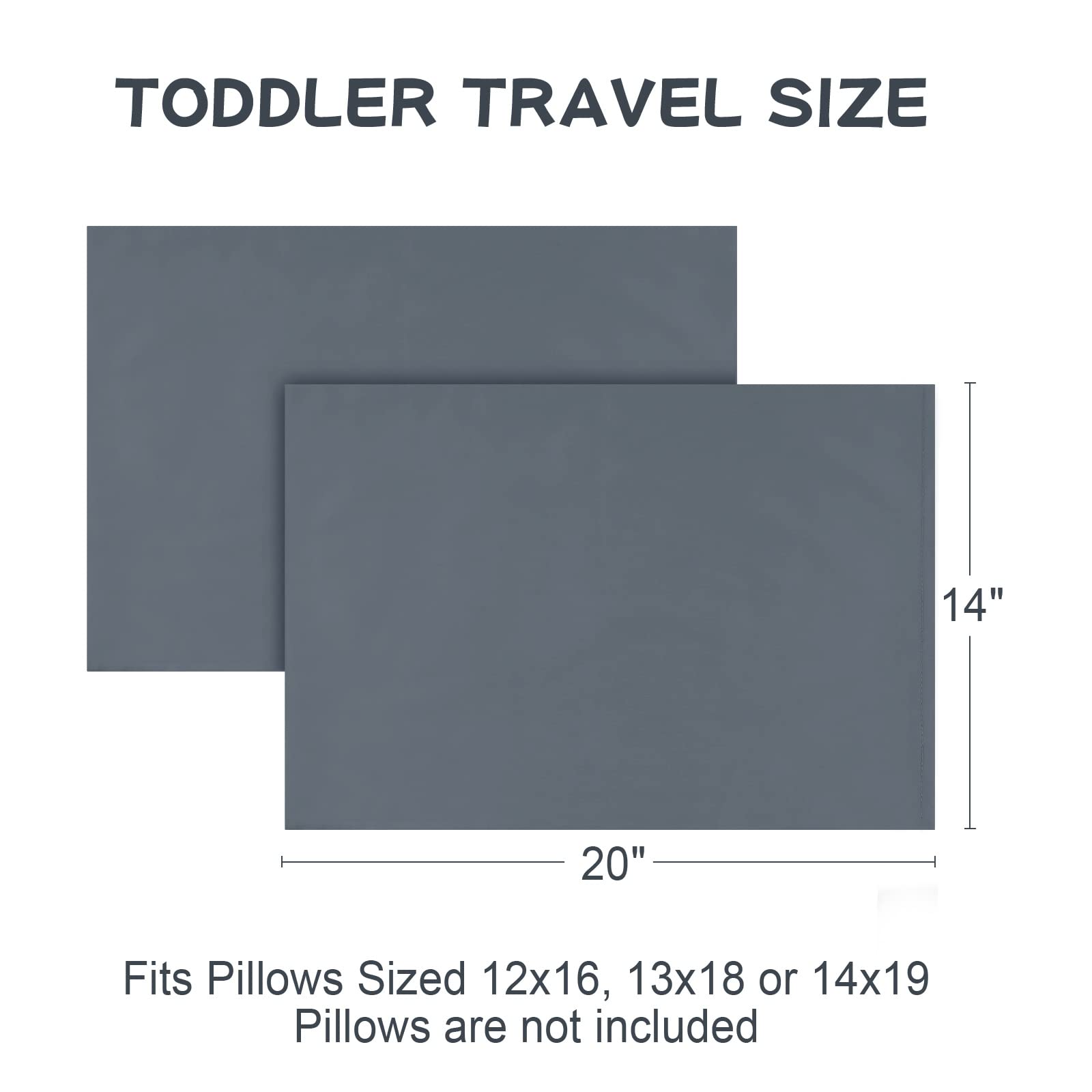 Fittia two-pack pillowcase display, ready for travel and home use