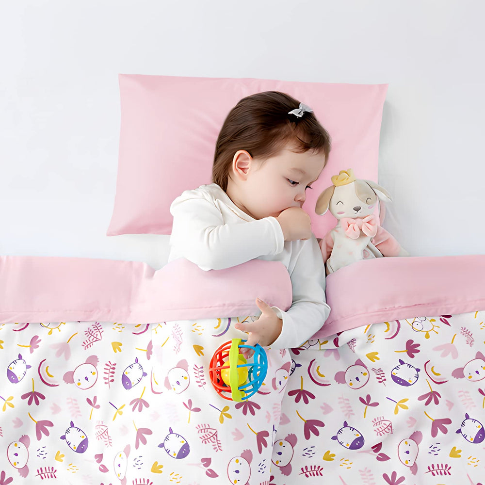 Fittia two-pack pillowcase packaging illustrating convenient set for families