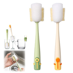 Five-in-One Bottle Cleaning Brush Set complete kit cleans bottles, tumblers, and cups easily