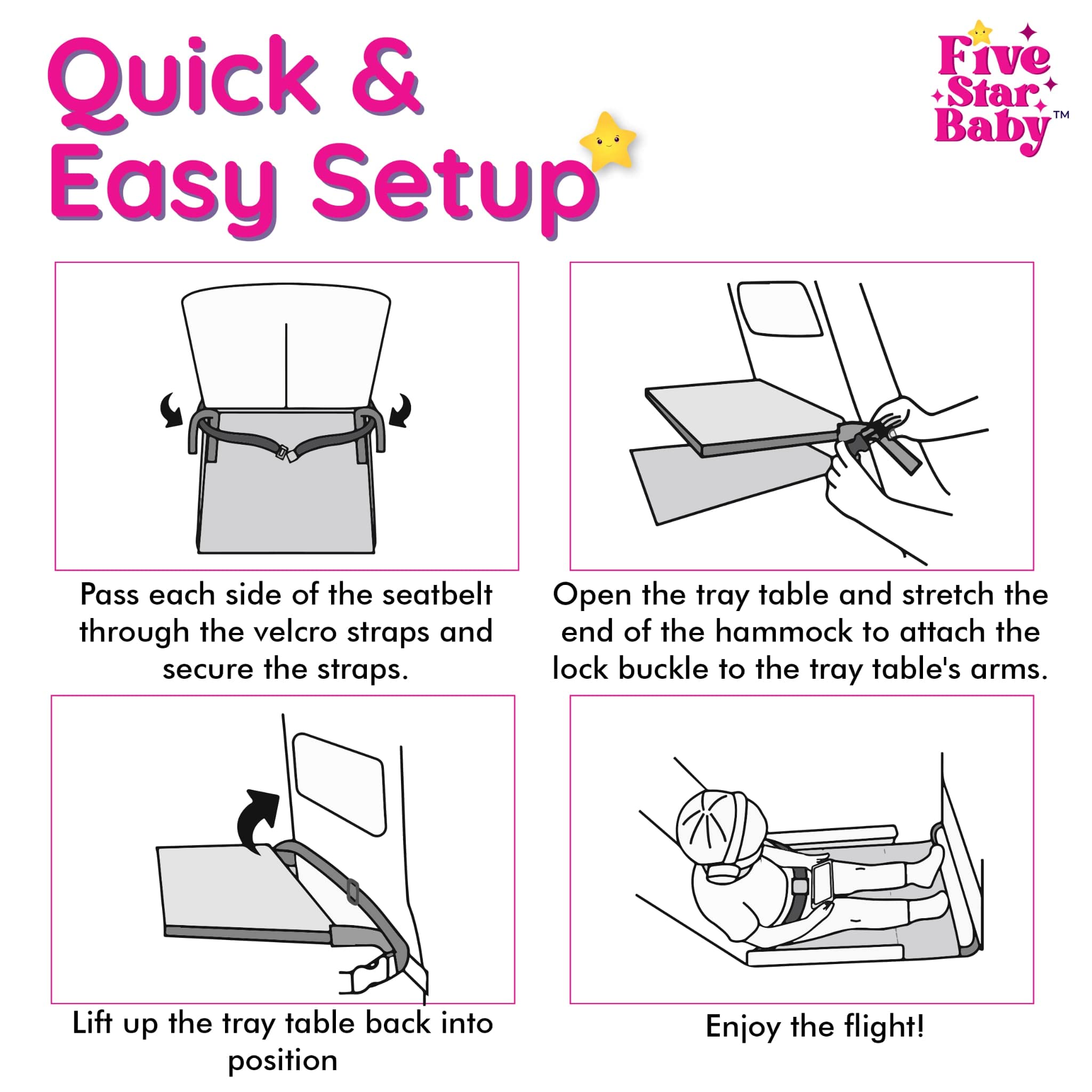 FIVESTARBABY catch-all edge design keeps items within reach.
