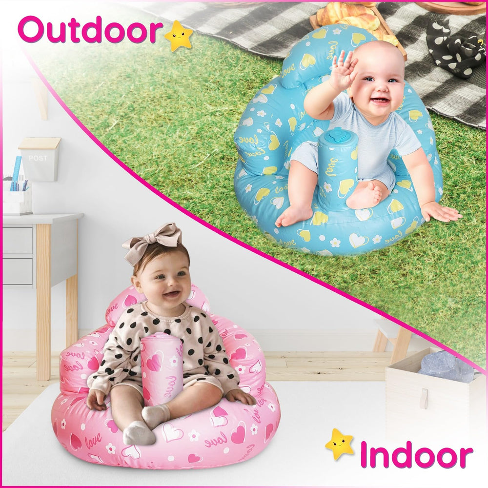 FIVESTARBABY blue seat surface with soft-touch fabric