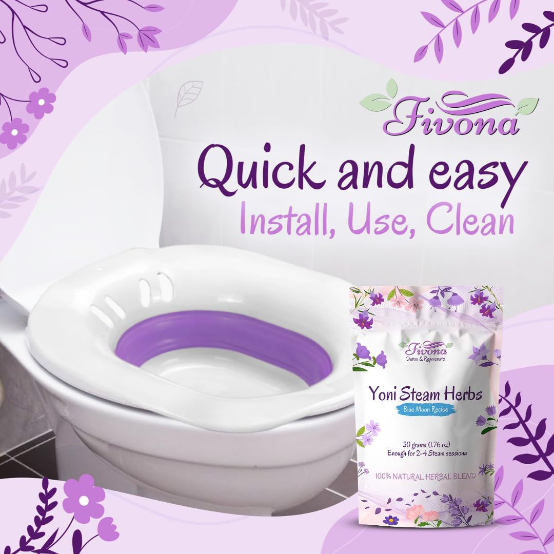 FIVONA BPA-free design offers toxin-free comfort during yoni steaming.