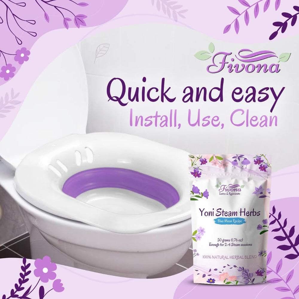 FIVONA BPA-free design offers toxin-free comfort during yoni steaming.