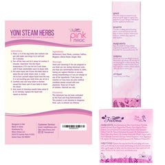Fivona pink magic herbs blend ready for soothing herbal steam rituals.