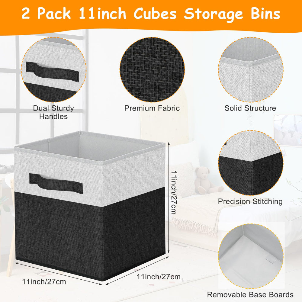 Fiwochic collapsible toy chest lid open for versatile storage