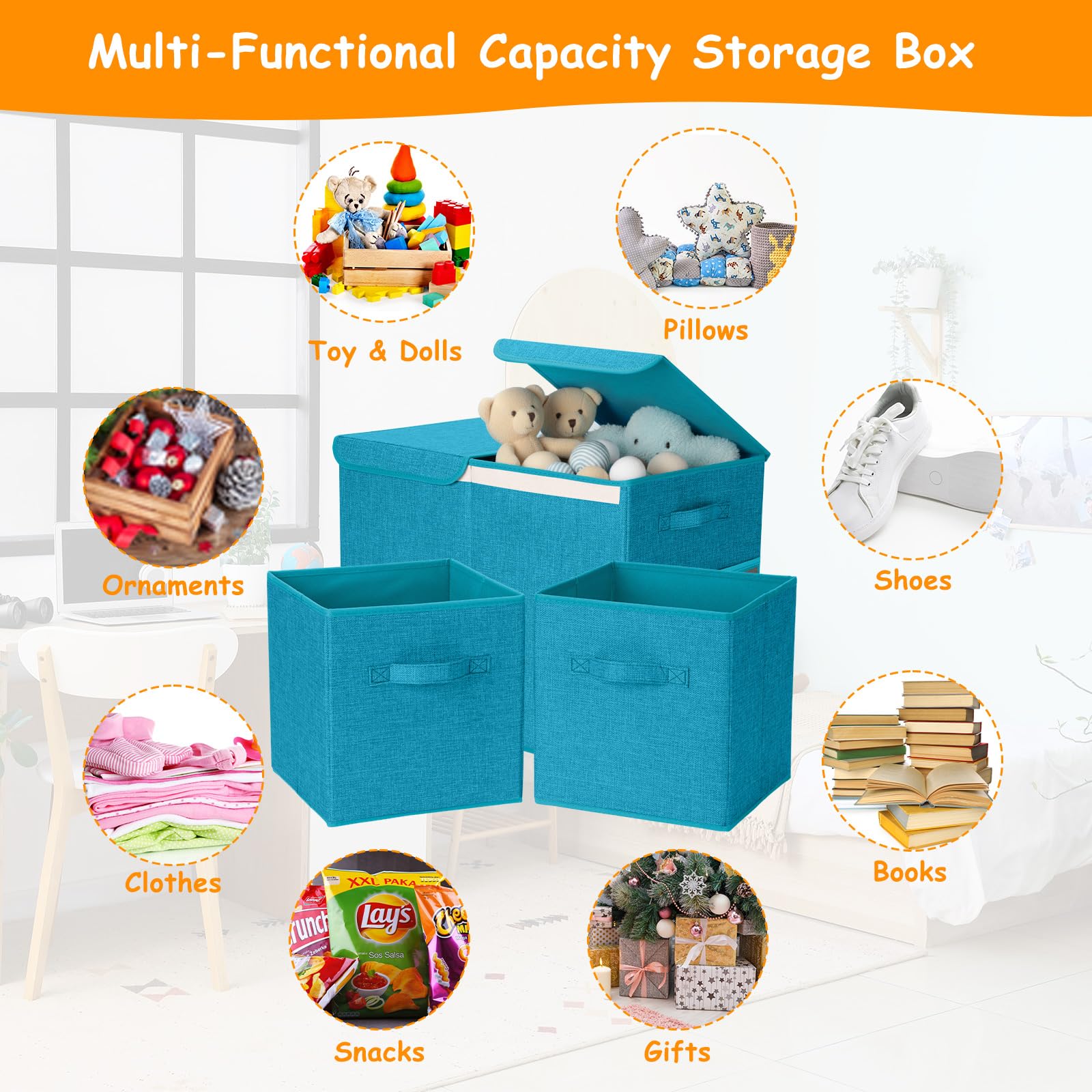 Fiwochic durable linen fabric construction supports up to 20 kg.