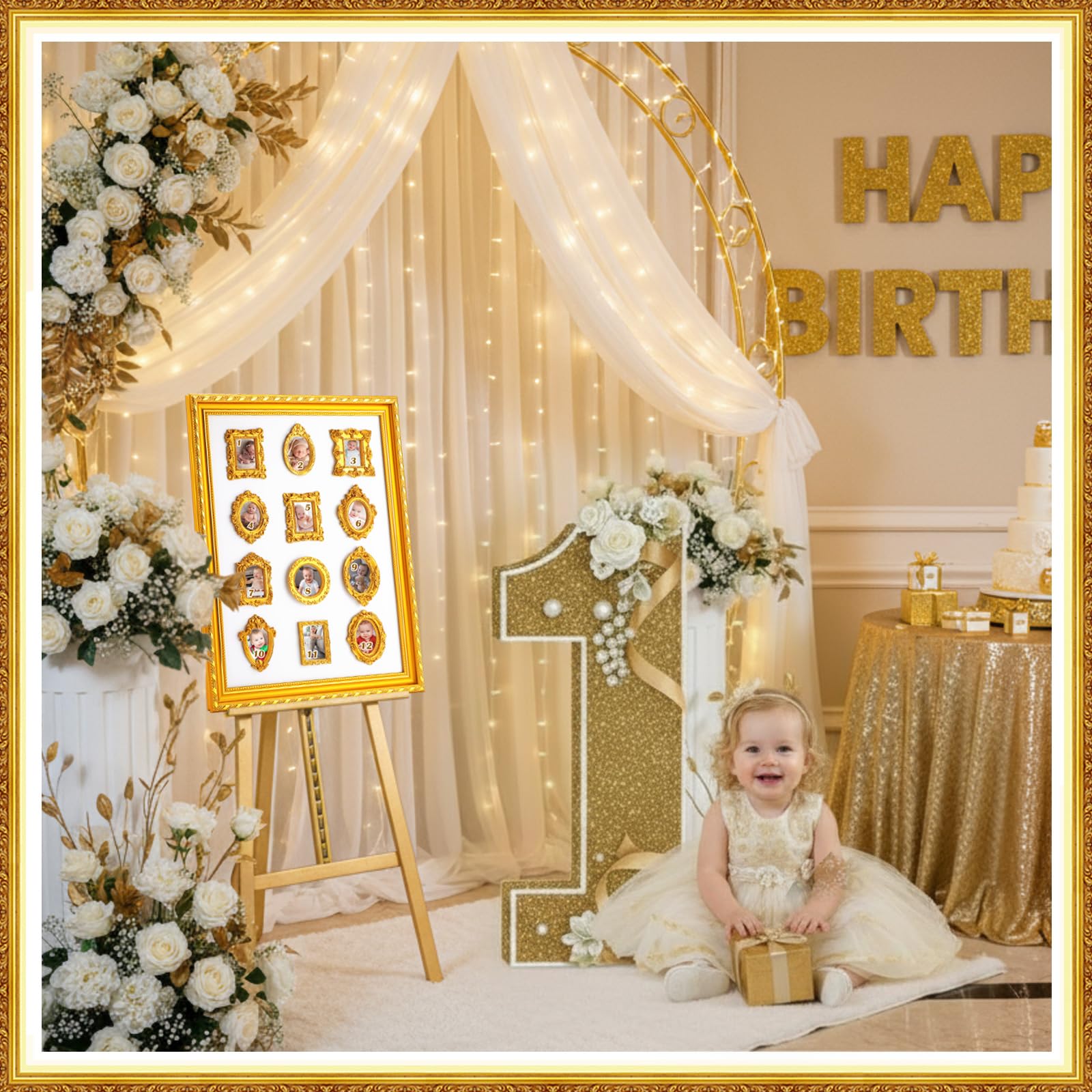 Fiwochic warm gold wood texture complements nursery, living room, or study