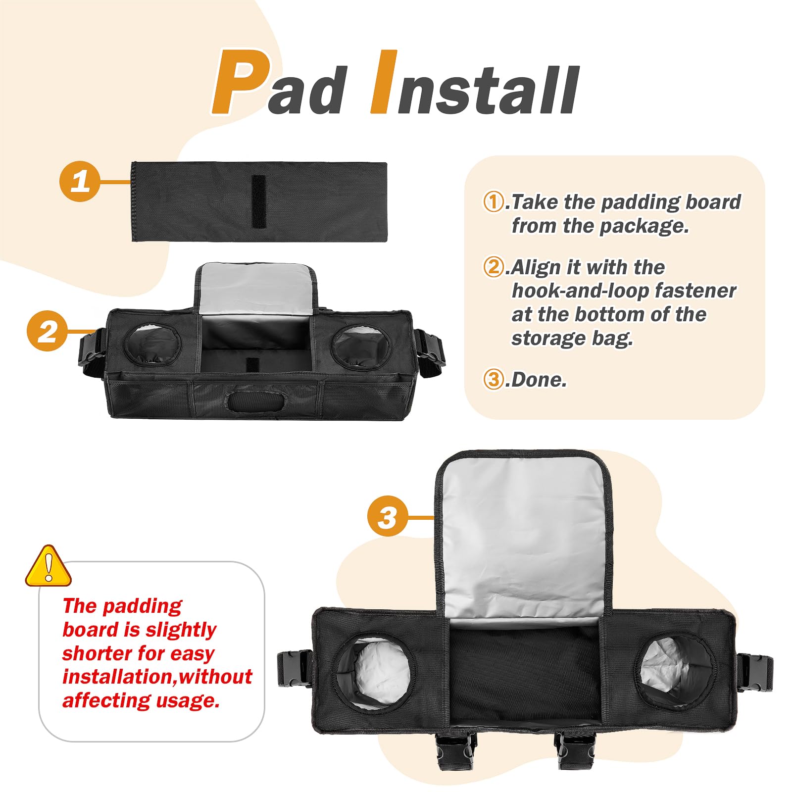 Fizentia parent console reinforced stitching emphasizes durable daily use.
