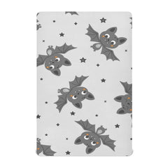 FJDENG bat crib sheet close-up of soft, breathable fabric for baby comfort