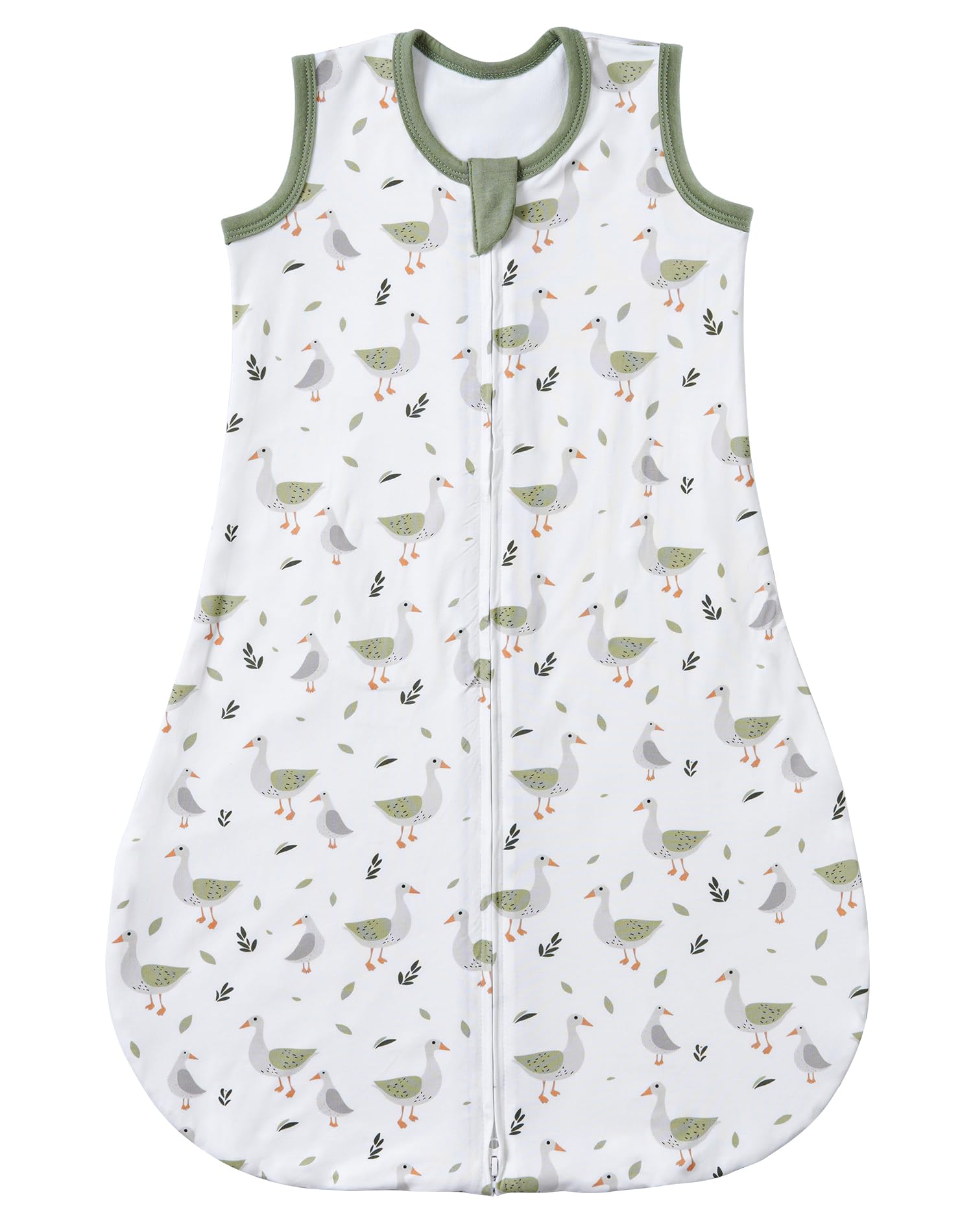 FJORHAL bamboo sleep sack fabric close-up highlighting softness for delicate baby skin.