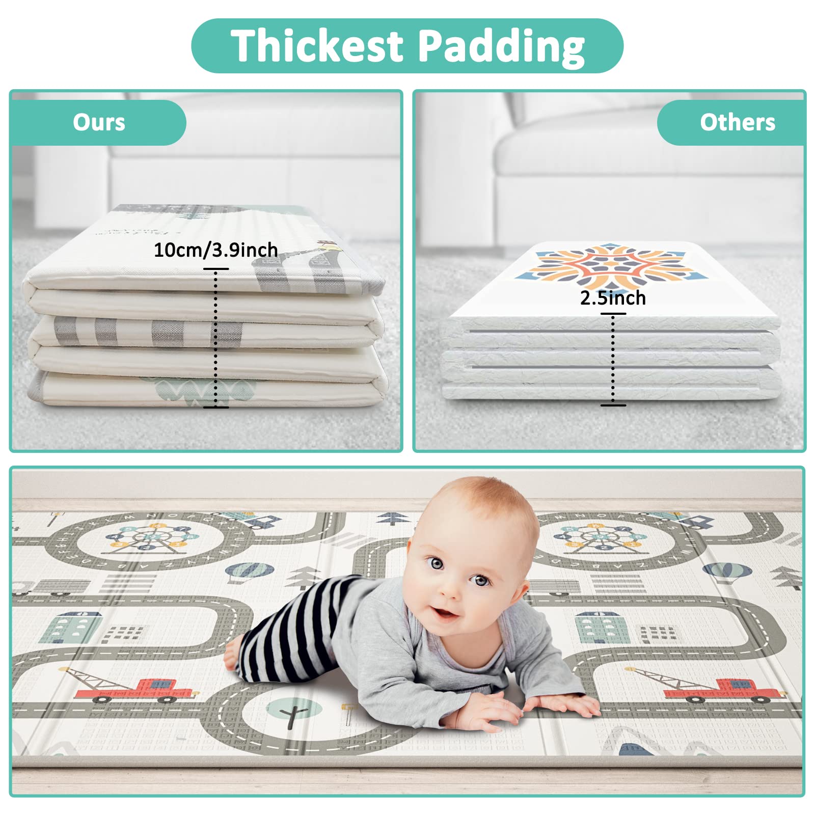 FLAGAV easy-clean surface confirms quick maintenance after active play sessions