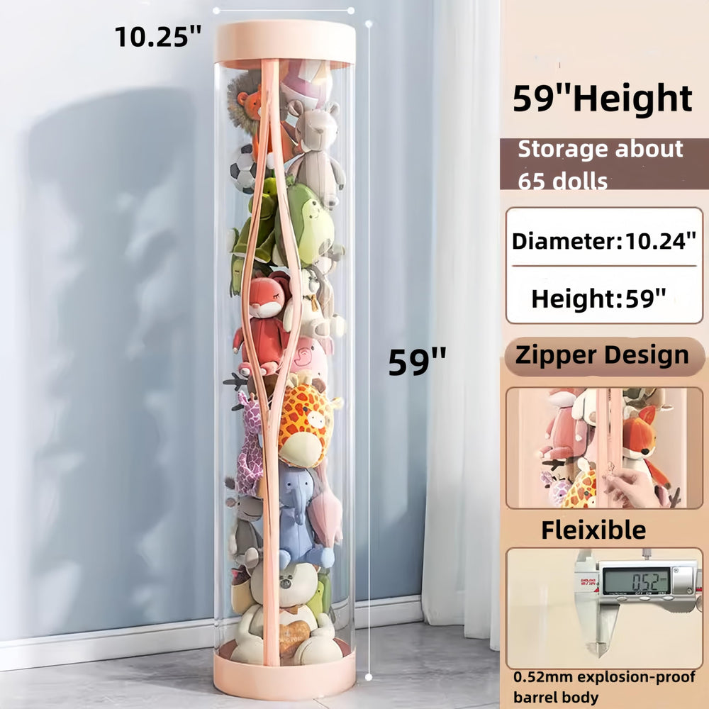 Flarelyare wheeled design makes moving toy storage effortless around the room.