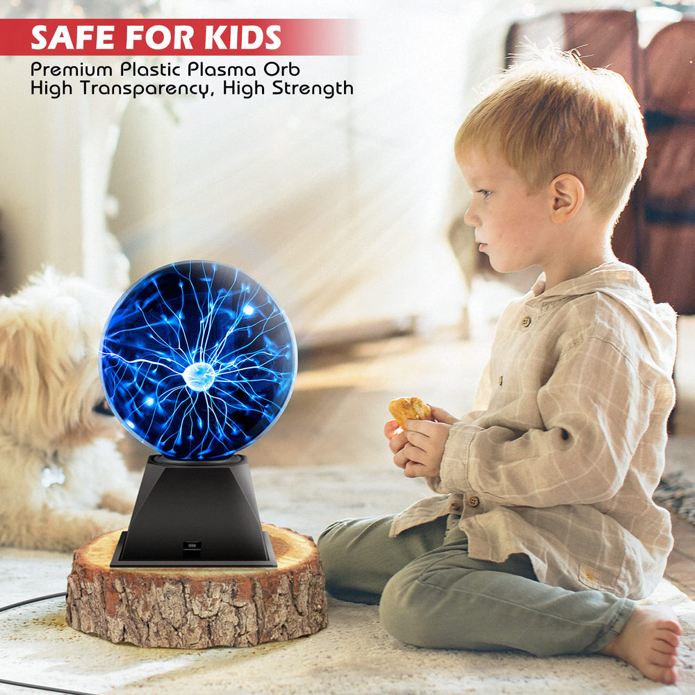 Flashmen plasma ball in teen room decor adds futuristic ambiance.