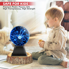 Flashmen plasma ball in teen room decor adds futuristic ambiance.