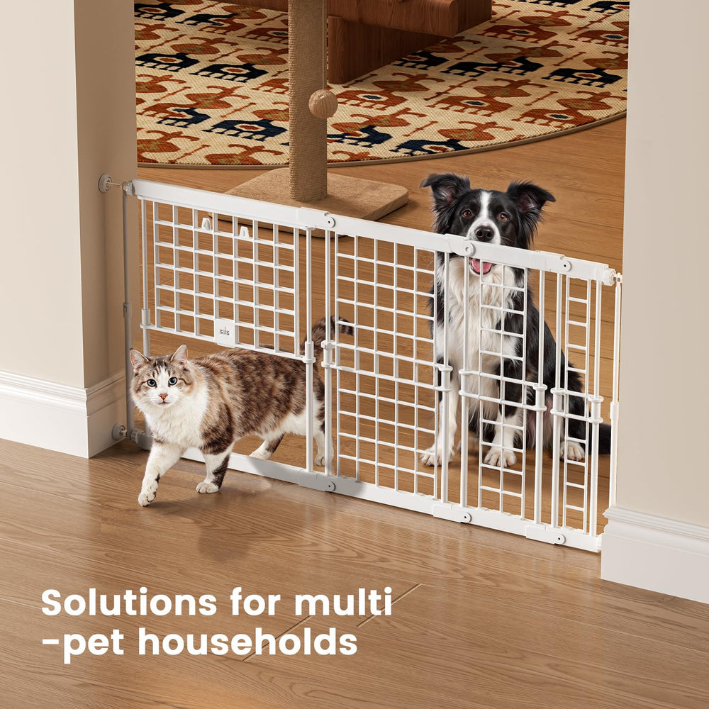 Fldofaves step-over design lets adults pass easily while pets stay contained
