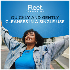 Fleet Fresh & Clean bottle label highlights drug-free saline formula