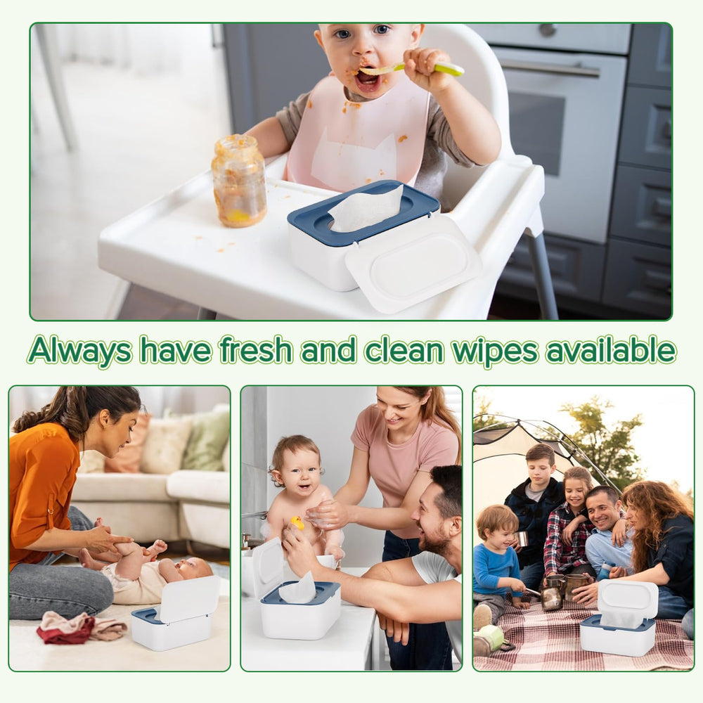 Flenpptly large capacity 80 wipes, easy to monitor with wide mouth